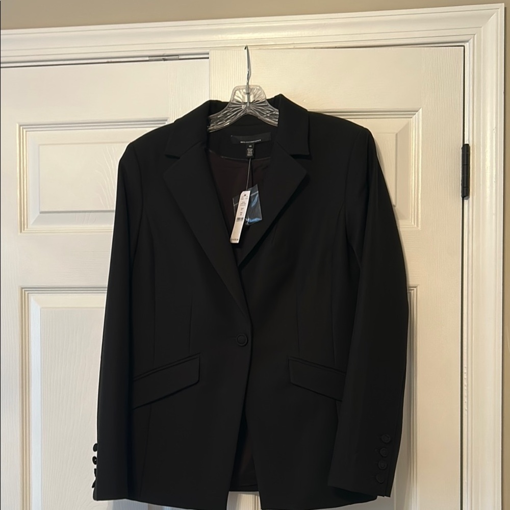 White House Black Market Black Blazer Professional Suit Jacket